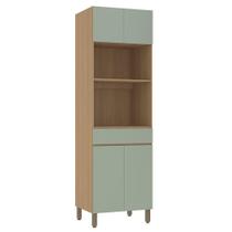 Paneleiro 70cm 4 Portas E 1 Gaveta Com Espaço Torre Quente S Freijó-verde Jade Paneleiro 70cm 4 Portas E 1 Gaveta Com Espaço Torre Quente S Freijó-verde Jade