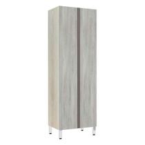 Paneleiro 70Cm Duplo 2 Portas Luci Legno Crema Com Concreto