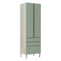 Paneleiro 70Cm Luci Legno Crema Com Verde Jade Paneleiro 70Cm Luci Legno Crema Com Verde Jade