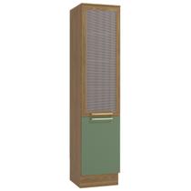 Paneleiro Botanic 50 Cm 2 Portas Nogueira/Verde Oliva - Kappesberg Paneleiro Botanic 50 Cm 2 Portas Nogueira/Verde Oliva - Kappesberg