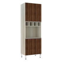 Paneleiro C/ Nicho De Microondas 70Cm E 1 Nicho Luci Legno C Paneleiro C/ Nicho De Microondas 70Cm E 1 Nicho Luci Legno C