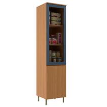 Paneleiro com Vidro 2 Portas em MDF Florença Móveis Sul