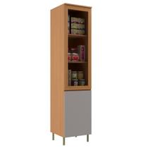 Paneleiro com Vidro 2 Portas em MDF Florença Móveis Sul