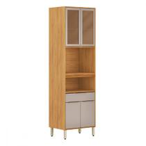 Paneleiro com Vidro Reflecta 4 Portas 1 Gaveta Em MDF