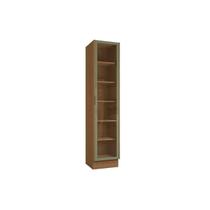 Paneleiro Cozinha Modulado Vibra T628 c/ 1 Porta c/ Vidro 50cm Canela/Verde Pistache Kappesberg