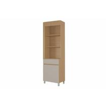 Paneleiro Cozinha Nesher Realeza 1 Porta 1 Gaveta 65cm Carvalho/Greice