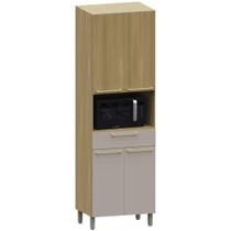 Paneleiro Cozinha Para Micro-ondas Mirella Freijó/Cinammon L01 - Mpozenato