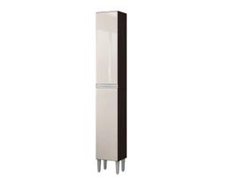 Paneleiro Cozinha Simples Chocolate/Off White - Poquema