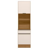 Paneleiro Cozinha Torre Quente Grace Carvalho Oak/Off White Z44 - Mpozenato