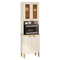 Paneleiro Cristaleira Tunisia Atualle Off White Com Canelato Paneleiro Cristaleira Tunisia Atualle Off White Com Canelato