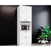 Paneleiro de Cozinha Americana c/ 2 Portas e 2 Gavetas (1 Forno) Branco - Henn