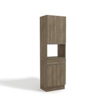 Paneleiro de Cozinha Maxxi G751 1 Forno c/ 4 Portas e 1 Gaveta 70cm Nogal - Kappesberg