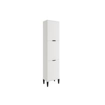 Paneleiro de Cozinha Modulado Alpha 2510 c/ 3 Portas 50cm Branco - Carraro Paneleiro de Cozinha Modulado Alpha 2510 c/ 3 Portas 50cm Branco - Carraro