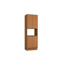 Paneleiro de Cozinha Modulado Ciela R629 c/ 4 Portas e 1 Nicho p/ Forno 70x220cm Canela - Kappesberg