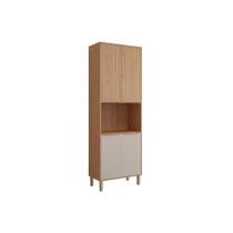 Paneleiro de Cozinha Modulado Divina 1 Forno c/4 Portas 70 cm Freijo/Off White - MGM Paneleiro de Cozinha Modulado Divina 1 Forno c/4 Portas 70 cm Freijo/Off White - MGM