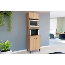 Paneleiro de Cozinha Modulado Torino c/ 3 Portas 63cm Mel - Movelbento