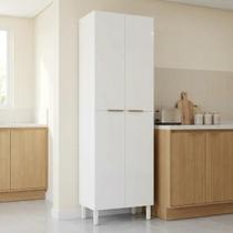Paneleiro Duplo 4 Portas em Aço 220 x 70cm Renova Itatiaia Branco Paneleiro Duplo 4 Portas em Aço 220 x 70cm Renova Itatiaia Branco