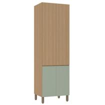 Paneleiro Duplo 70cm 4 Portas Slim Luciane Móveis Freijó-freijó Brasil-verde Jade Paneleiro Duplo 70cm 4 Portas Slim Luciane Móveis Freijó-freijó Brasil-verde Jade