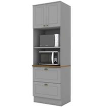 Paneleiro Duplo Americana 2 Portas 2 Gavetas Henn