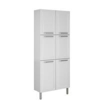 Paneleiro Duplo Cozinhas Itatiaia Tarsila - 6 Portas - Branco Paneleiro Duplo Cozinhas Itatiaia Tarsila - 6 Portas - Branco