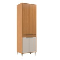 Paneleiro Duplo de Cozinha 4 Portas 65cm Angelin/Off White - Francini Móveis Sul