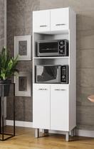 Paneleiro Duplo Mara 4 Portas - Branco Móblis