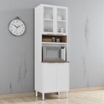 Paneleiro em Aço 4 Portas 70cm com Espaço para Forno Dobradiça Slow Motion Renova Itatiaia