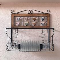 Paneleiro Escorredor Parede 80cm Galinha Caipira Paneleiro Escorredor Parede 80cm Galinha Caipira