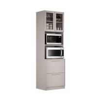Paneleiro Fendi 3 Portas e 1 Gaveta 2 Fornos Essence