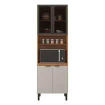 Paneleiro Firenze 2 Portas de Vidro 2 Portas MDP 94551 Demóbile