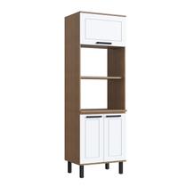 Paneleiro Forno 3 Portas 217cm X 70cm Provençal Jequitiba/Branco Paneleiro Forno 3 Portas 217cm X 70cm Provençal Jequitiba/Branco