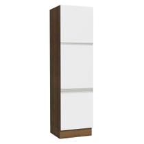 Paneleiro Glamy 60 cm 3 Portas Rustic/Branco Madesa Paneleiro Glamy 60 cm 3 Portas Rustic/Branco Madesa