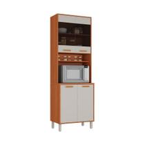 Paneleiro Itatiaia Itafriz 70cm em Madeira com 2 Vidros Cinamomo/Fendi