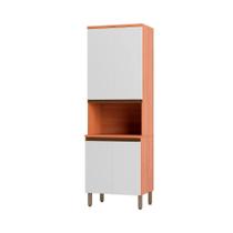 Paneleiro Macadâmia 70cm com Espaço para Micro-ondas 4 Portas 914301 Telasul