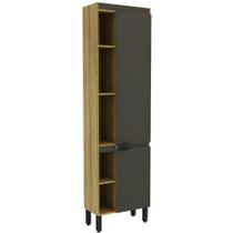 Paneleiro Mademovel 2303 Magnolia 60cm 2 Portas Com Nicho