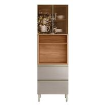 Paneleiro Mdf 2 Portas Reflecta 2 Gavetas 70cm Proença