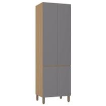 Paneleiro Modulado 70cm Duplo 4 Portas Slim Luciane