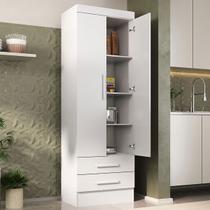 Paneleiro Modulare 2 Portas 2 Gavetas Branco - Panorama Móveis