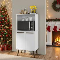 Paneleiro Organizador de Cozinha para Microondas e Forno 2 Portas Lisboa - Dullar Móveis