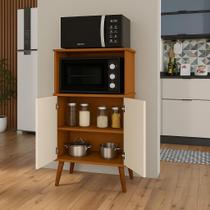 Paneleiro Organizador de Cozinha para Microondas e Forno 2 Portas Lisboa