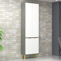 Paneleiro para Cozinha 4 Portas Domus Espresso Móveis Prata/Silver Paneleiro para Cozinha 4 Portas Domus Espresso Móveis Prata/Silver