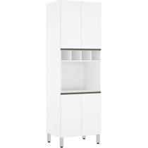 Paneleiro Perola 70 Cm C/ Nicho Microondas Branco