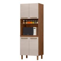 Paneleiro Pop Torre Quente 70cm com 4 Portas e 1 Nicho