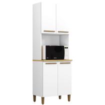 Paneleiro Romano 4 Portas Branco Arte Móveis Paneleiro Romano 4 Portas Branco Arte Móveis