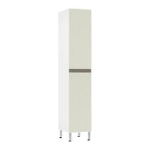 Paneleiro Simples 40cm 2 Portas Pérola Branco Polar C/Kash