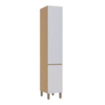 Paneleiro Simples 40cm 2 Portas Slim Luciane Móveis Freijó-cinza Cristal Paneleiro Simples 40cm 2 Portas Slim Luciane Móveis Freijó-cinza Cristal