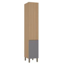 Paneleiro Simples 40cm 2 Portas Slim Luciane Móveis Freijó-freijó Brasil-cinza Puro Paneleiro Simples 40cm 2 Portas Slim Luciane Móveis Freijó-freijó Brasil-cinza Puro