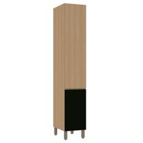 Paneleiro Simples 40cm 2 Portas Slim Luciane Móveis Freijó-freijó Brasil-preto Paneleiro Simples 40cm 2 Portas Slim Luciane Móveis Freijó-freijó Brasil-preto