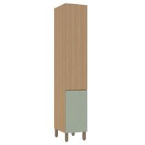 Paneleiro Simples 40cm 2 Portas Slim Luciane Móveis Freijó-freijó Brasil-verde Jade Paneleiro Simples 40cm 2 Portas Slim Luciane Móveis Freijó-freijó Brasil-verde Jade