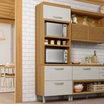 Paneleiro Torre Quente 2 Portas 1 Gaveta Princesa 100% MDF Marrom/Freijó/Off White Paneleiro Torre Quente 2 Portas 1 Gaveta Princesa 100% MDF Marrom/Freijó/Off White